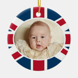 Prince George - William & Kate Julgransprydnad Keramik
