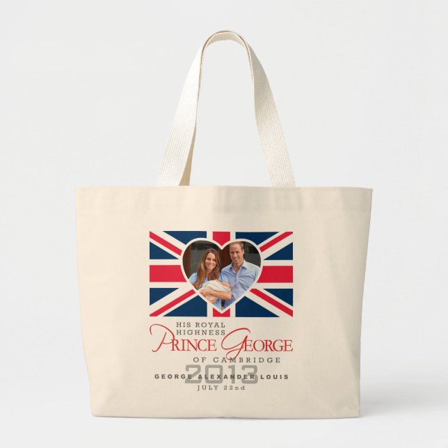 Prince George - William & Kate Jumbo Tygkasse (Framsidan)