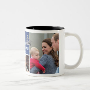Prince George - William & Kate Två-Tonad Mugg