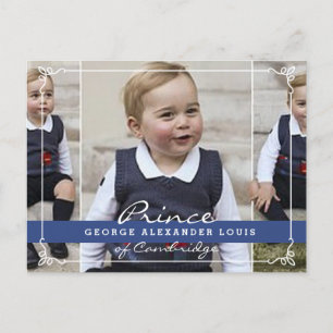 Prince George - William & Kate Vykort