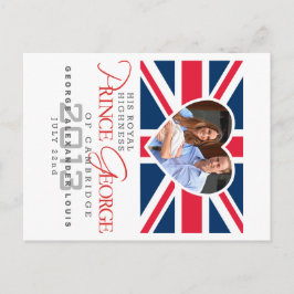 Prince George - William & Kate Vykort