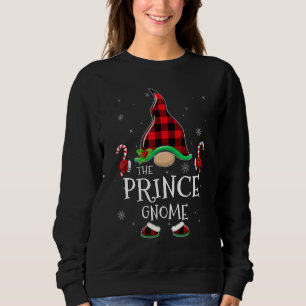Prince Gnome Buffalo-rutig Matchande Familj Jul T Shirt