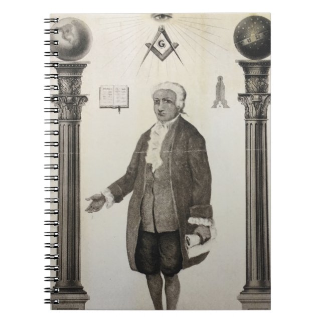 Prince Hall Frimureri Anteckningsbok (Framsidan)