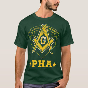 Prince Hall Mason tittar på Öster PHA Far T Shirt
