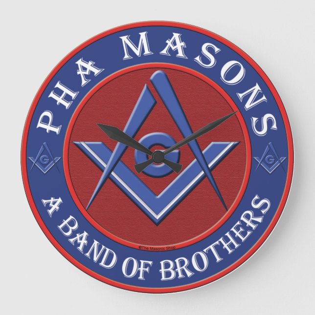 Prince Hall Masons Stor Klocka (Framsida)