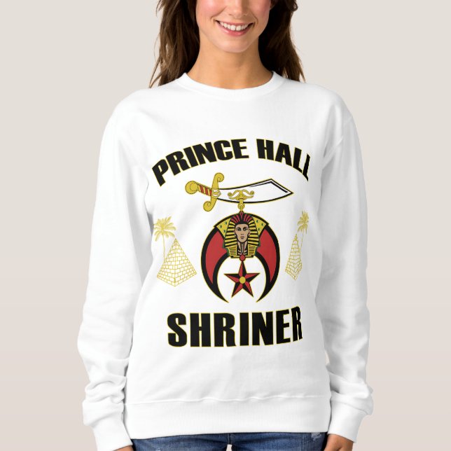 Prince Hall Shriner Noble of Mystic Shrine Mason P T Shirt (Framsida)