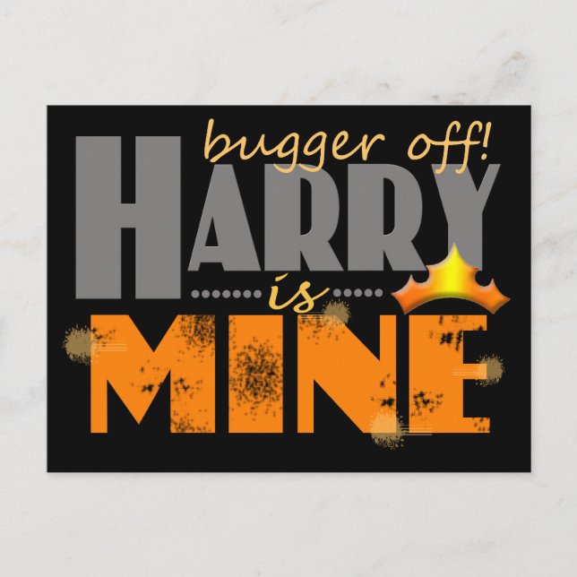 Prince Harry är Mine Vykort (Framsida)