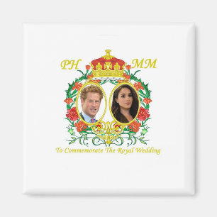 PRINCE HARRY BRÖLLOP VAPENSKÖLD MAGNET