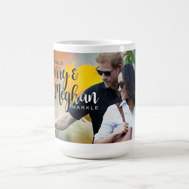 Prince Harry & Meghan Markle Kaffemugg (Center)