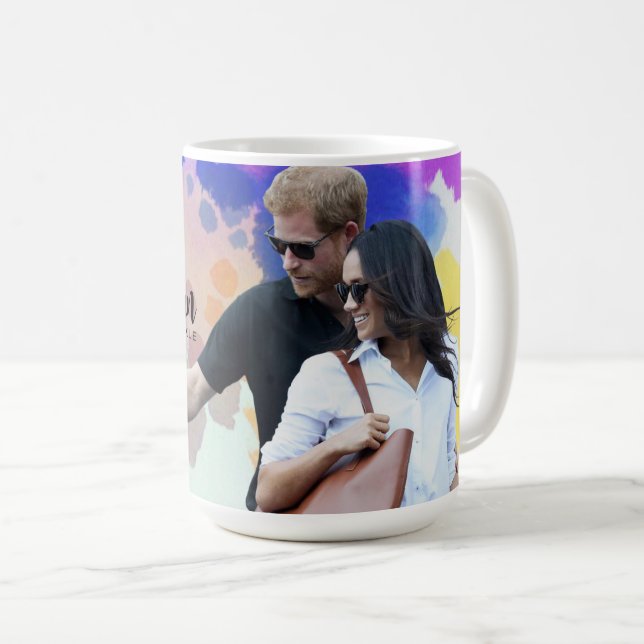 Prince Harry & Meghan Markle Kaffemugg (Framsida höger)