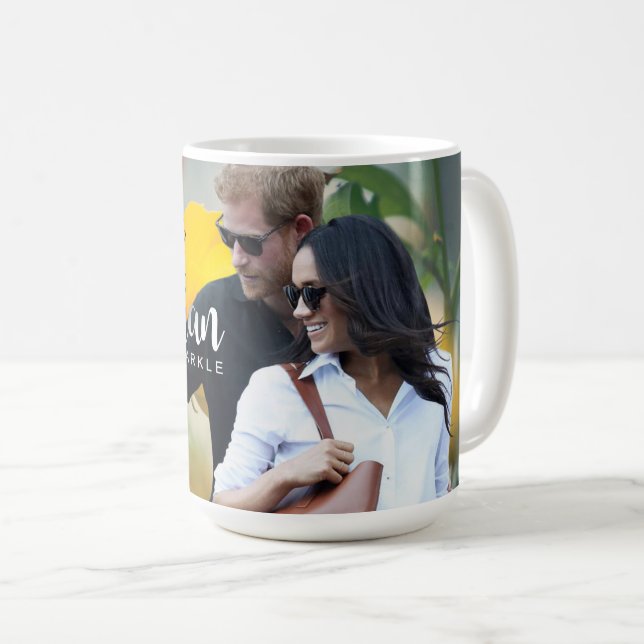 Prince Harry & Meghan Markle Kaffemugg (Framsida höger)