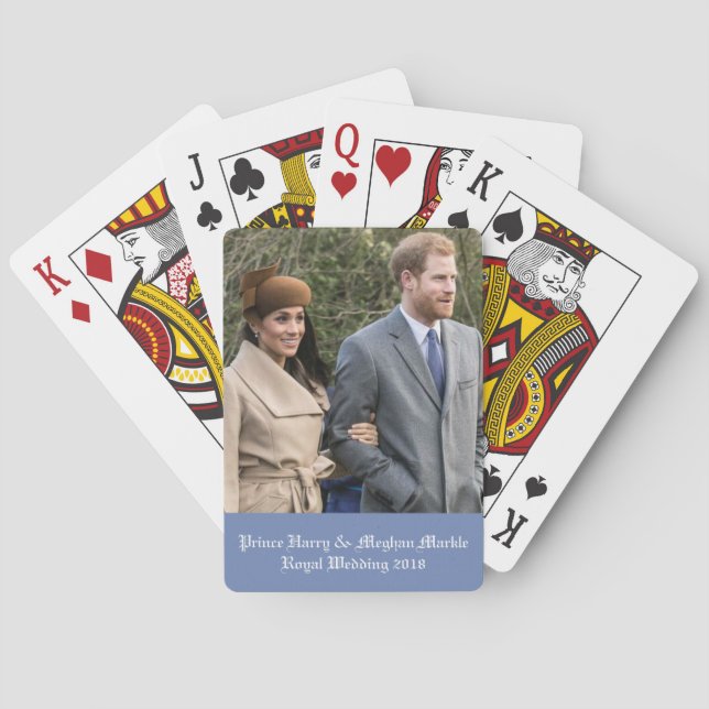 Prince Harry & Meghan Markle Royal Bröllop 2018 Kortlek (Baksidan)