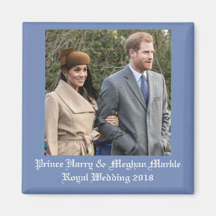 Prince Harry & Meghan Markle Royal Bröllop 2018 Magnet