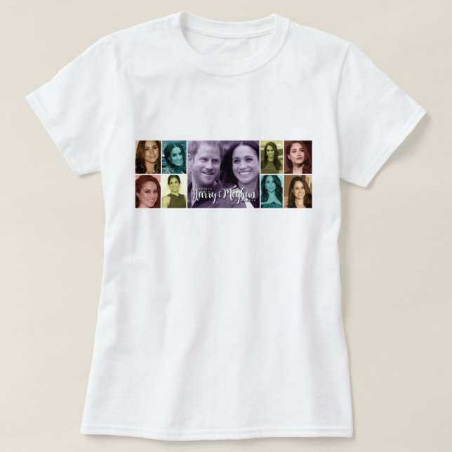 Prince Harry & Meghan Markle Tee (Design framsida)