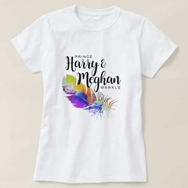 Prince Harry & Meghan Markle Tee (Design framsida)
