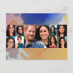 Prince Harry & Meghan Markle Vykort