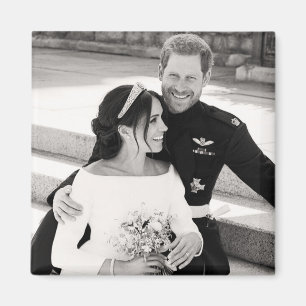 Prince Harry och Meghan Markle kungligt bröllop Magnet