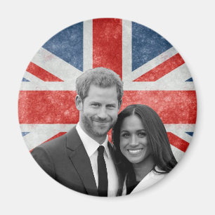Prince Harry och Meghan Markle Magnet