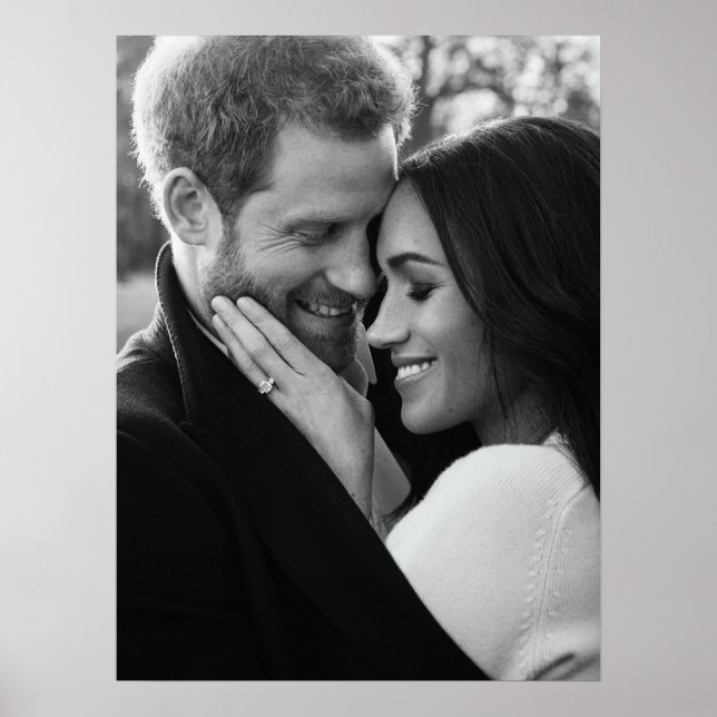 Prince Harry och Meghan Markle Poster (Framsidan)