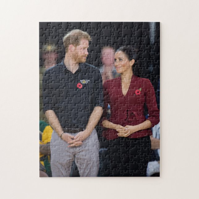 Prince Harry och Meghan Markle Pussel (Vertikal)