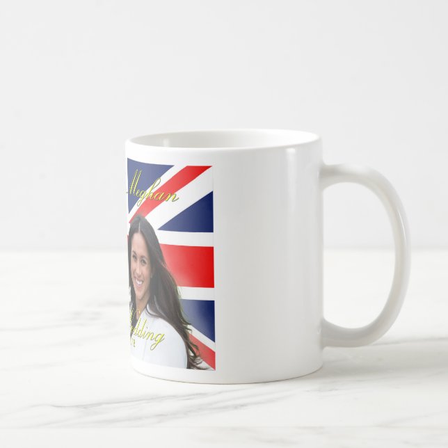 Prince Harry och Meghan Markle Royal Bröllop Kaffemugg (Höger)