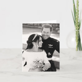 Prince Harry och Meghan Markle Royal Bröllop Kort