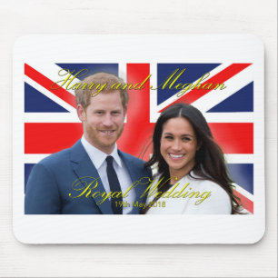 Prince Harry och Meghan Markle Royal Bröllop Musmatta