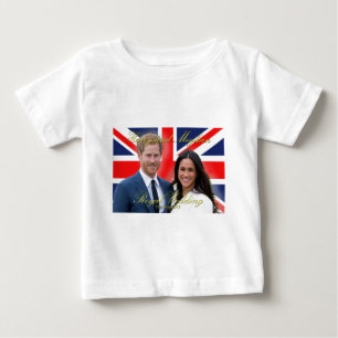 Prince Harry och Meghan Markle Royal Bröllop T Shirt