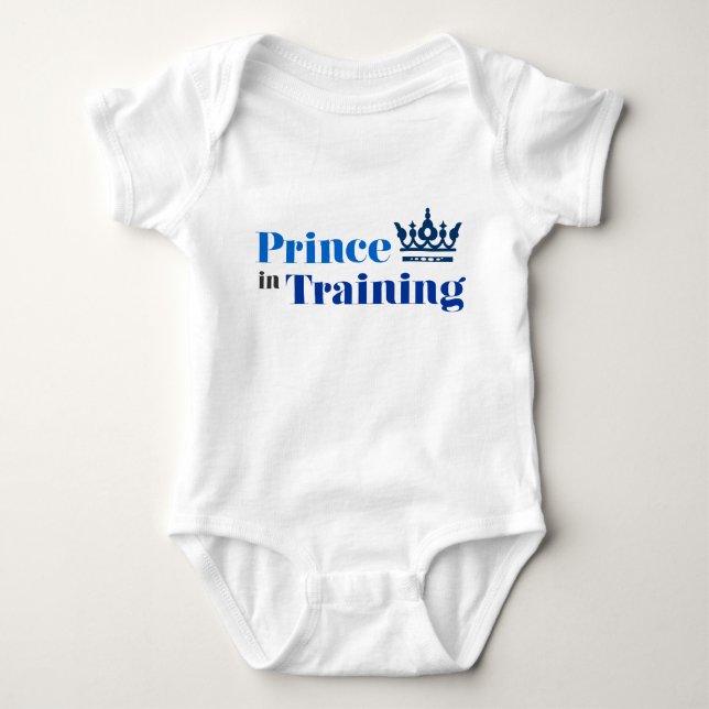Prince in Training - Royalet Baby Tee (Framsida)