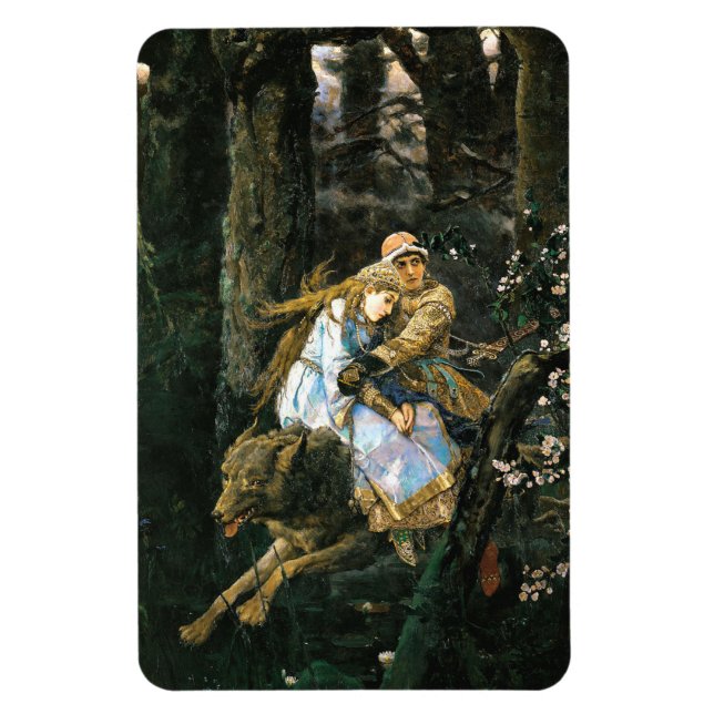 Prince Ivan on the Grått Varg 1889 Magnet (Vertikal)