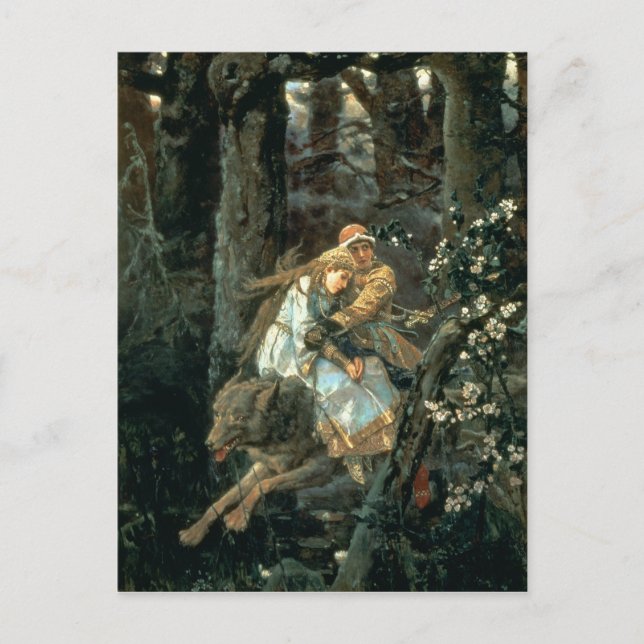 Prince Ivan on the Grått Varg, 1889 Vykort (Framsida)