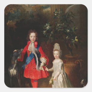 Prince James Francis Edward Stuart Fyrkantigt Klistermärke
