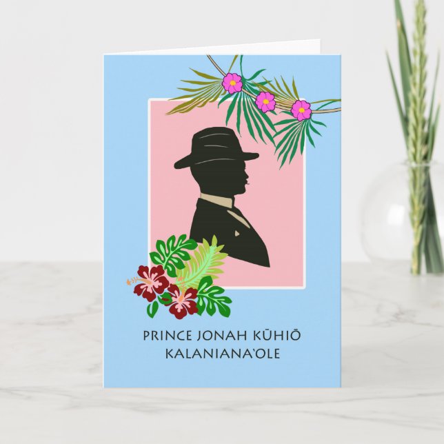 Prince Jonah Kuhio Kalanianaoldagen Kort (Framsida)