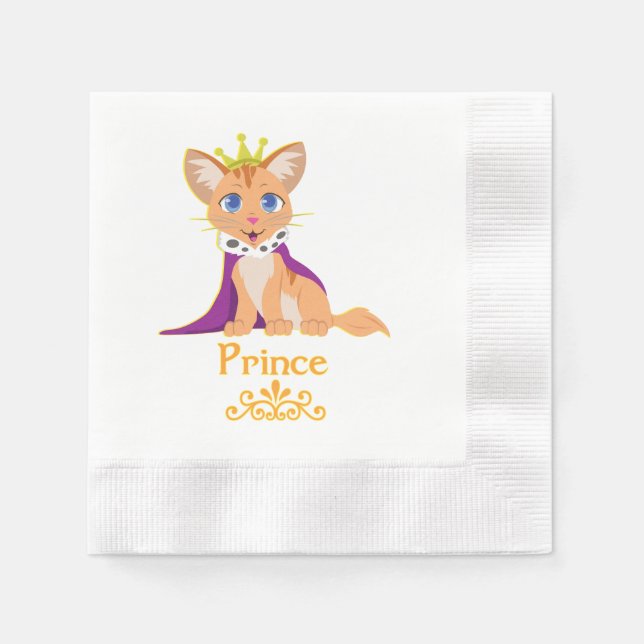 Prince Kitten Pappersservett (Framsidan)