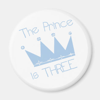 Prince Krona 3:e födelsedag Tshirts och presenter Magnet