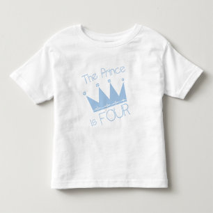 Prince Krona 4e födelsedagen Tshirts och presenter
