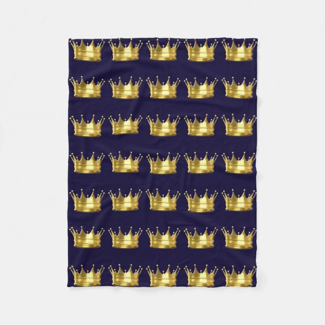 Prince Krona Fleece Blanket (Framsidan)