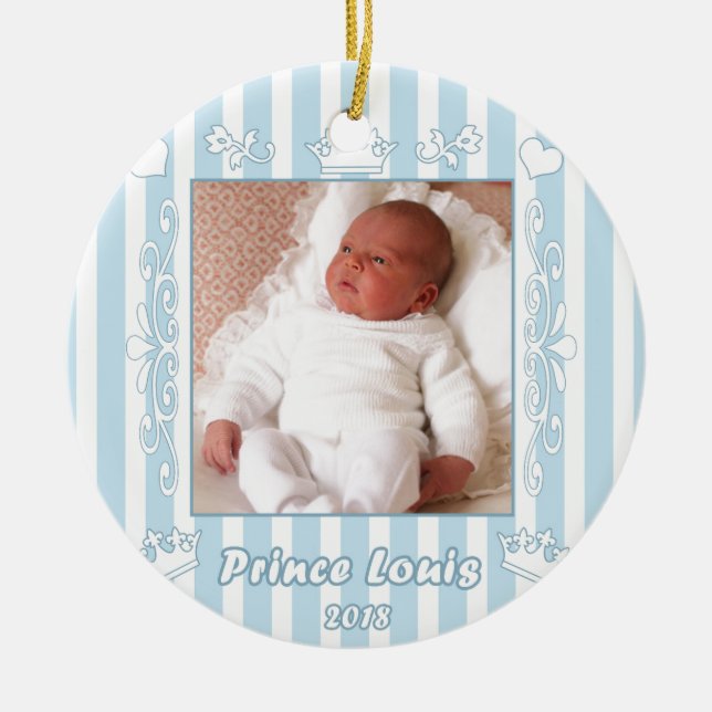 Prince Louis Julgransprydnad Keramik (Framsidan)