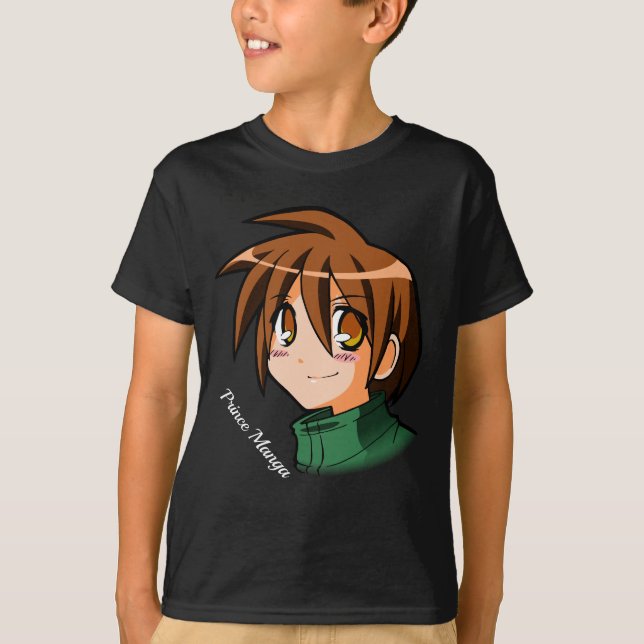 Prince Manga Utslagsplats Skjorta T Shirt (Framsida)