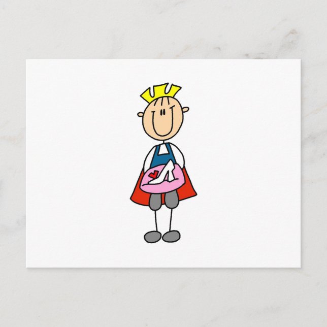 Prince med glasruta vykort (Framsida)