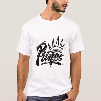 Prince Namn med Krona tshirt T Shirt