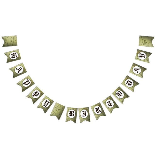 Prince och Krona Födelsedagsfest Vimplar (Alla)