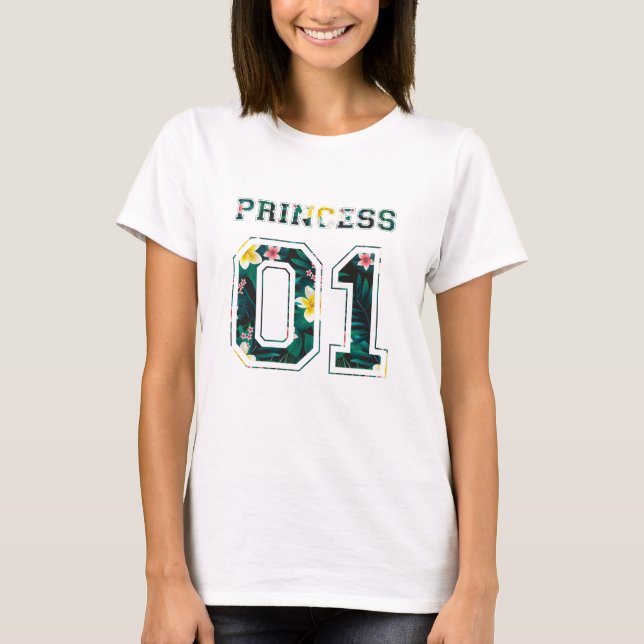 Prince och Princess-par shirts Tee (Framsida)