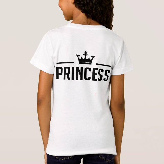 Prince och Princess Shirts T Shirt (Baksida)