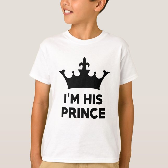 Prince och Princess Shirts T Shirt (Framsida)