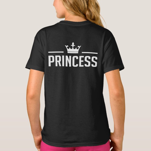 Prince och Princess Shirts T Shirt (Baksida)
