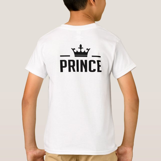 Prince och Princess Shirts T Shirt (Baksida)