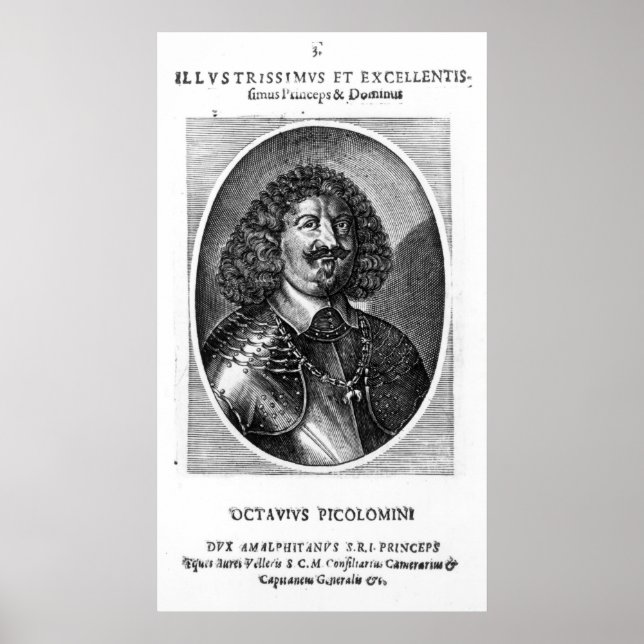 Prince Octavio Piccolomini Poster (Framsidan)