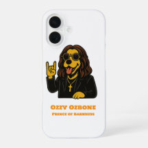 Prince of Barkness Funny Rock Dog Phone Case