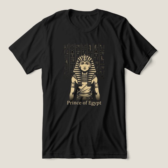 Prince of Egypt Royal Pharaoh Style T-Shirt (Design Framsida)